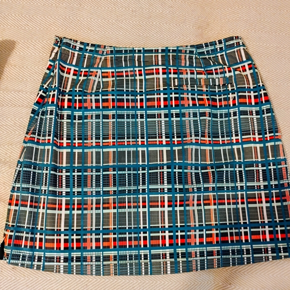 Tail Size Med Geometric Patterned Women's Golf Skort Plaid - Picture 5 of 5